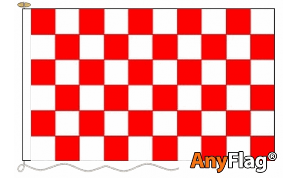 Red and White Check Custom Printed AnyFlag®
